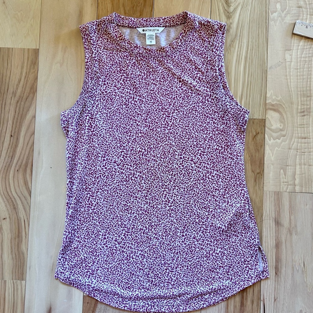 Athleta Women's Pink Sleeveless Top